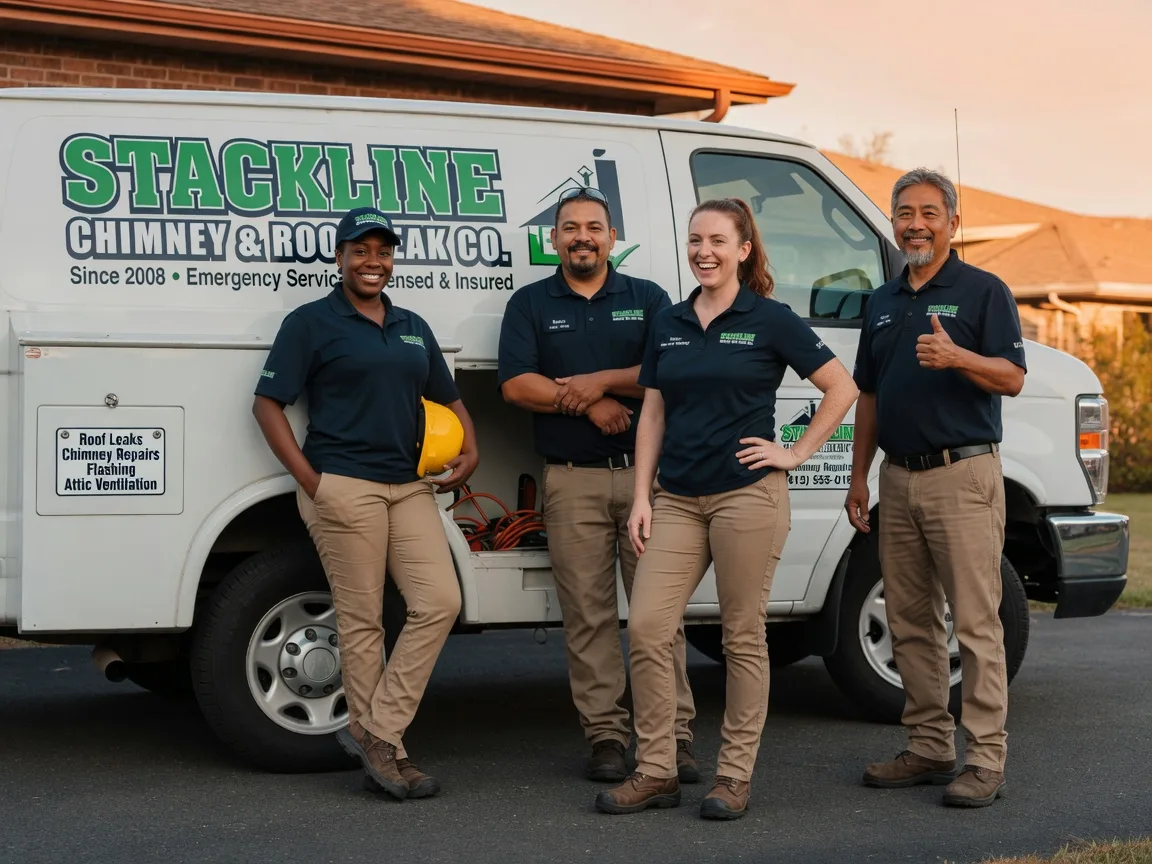Chimney flashing repair company in Stockton, IA